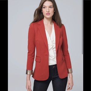 NWT White House Black Market Metallic Blazer